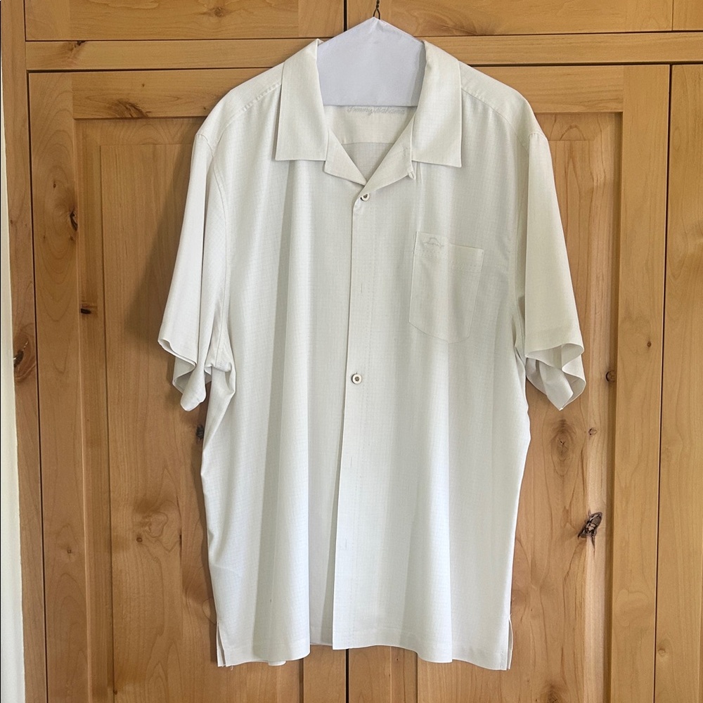 Tommy Bahama Cream Casual Button Down Shirt